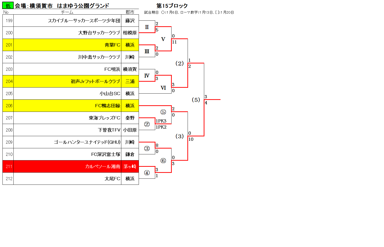 Fakj 第45回 神奈川県少年サッカー選手権大会 低学年